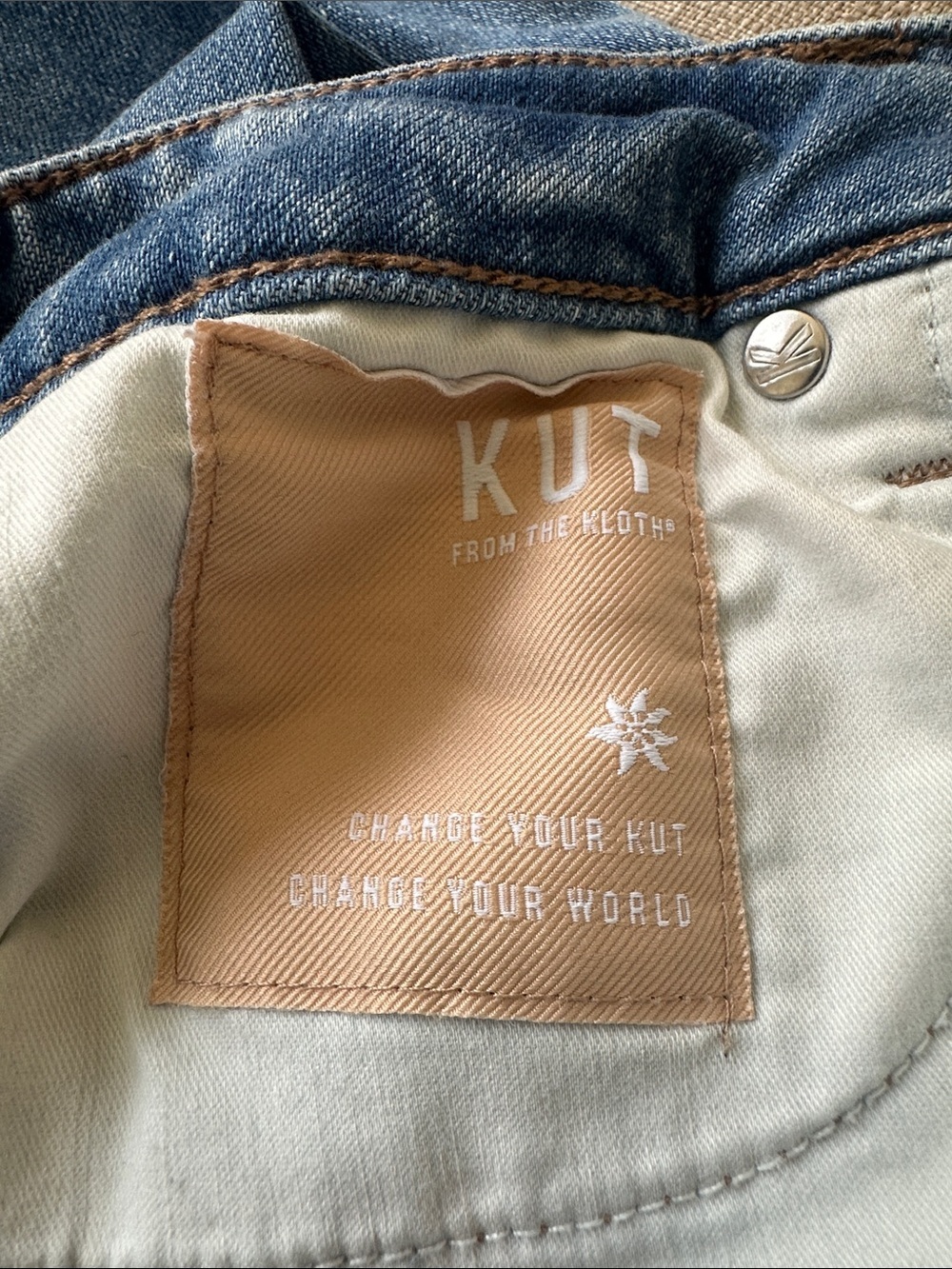 Kut from the Kloth Blue Straight Leg Jeans - Picture 9 of 11